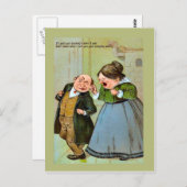 Replik Vintage Postkarte, Spaß, Paar 1 Postkarte (Vorne/Hinten)