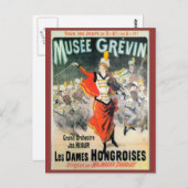 Replik Vintage Werbung, Museo Grevin Postkarte (Vorne/Hinten)