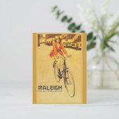 Replik Vintage Werbung, Raleigh Bicycles Postkarte (Stehend Vorderseite)