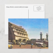 Replik Vintages Äthiopien, Kenia, Nairobi, abgedec Postkarte (Vorne/Hinten)