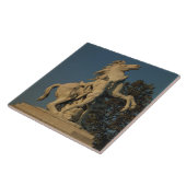 Replik von einer des zwei "mergelige Pferd" Fliese (Seite)