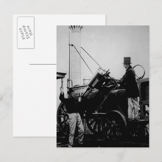 Replik von Stephensons Rakete, 1929 Postkarte (Vorne/Hinten)