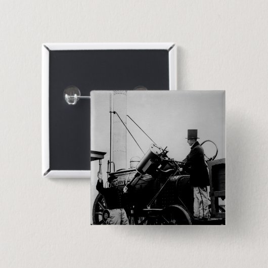 Replik von Stephensons Rocket, 1929 Button (Vorne & Hinten)