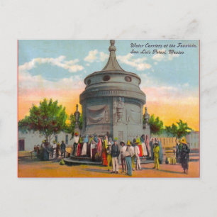 Replik Wasserträger im Vintage-Stil, San Luis Poto Postkarte