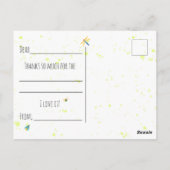 Replizieren Postkarten Party Vielen Dank Note Card (Rückseite)