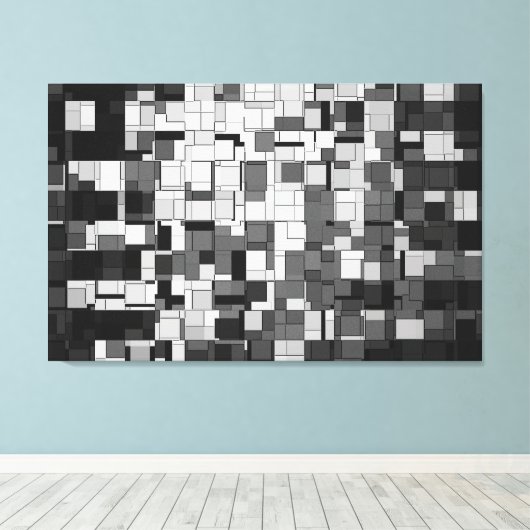 repliziert leinwanddruck (Insitu (Holzboden))