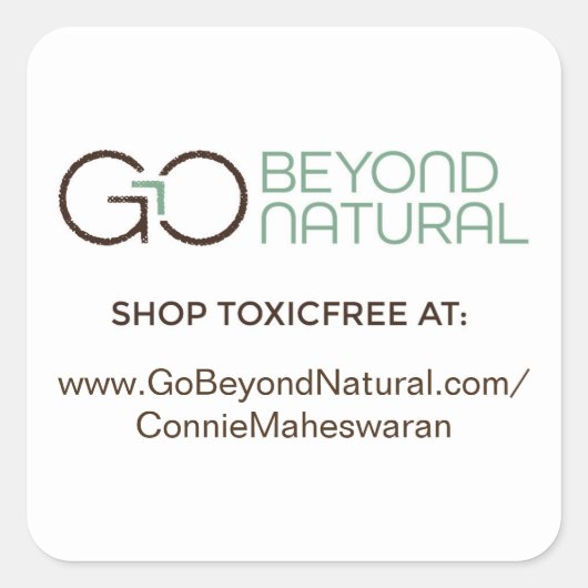 Replizierte Link-Aufkleber (weiß) Quadratischer Aufkleber (Vorderseite)