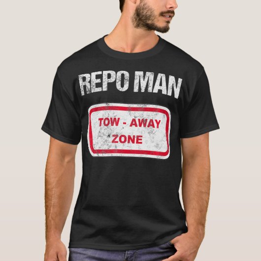 Repo Man Erholung Tow Truck Funny Rebesitze Gif T-Shirt (Vorderseite)