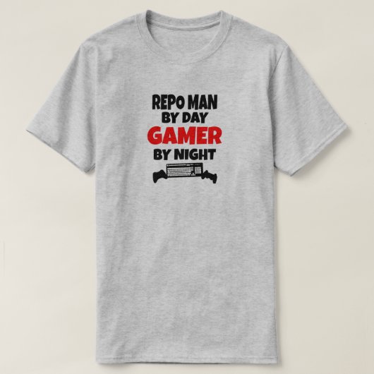 Repo Man Lieben spielen Videospiele T-Shirt (Design vorne)