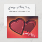 Répondez sil vous Plait RSVP Karte (Vorne/Hinten)