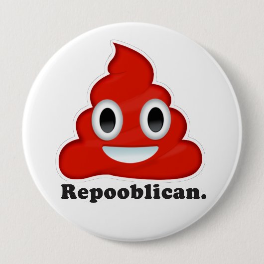 Repooblican Emoji Button (Vorderseite)