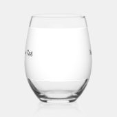 Report Cards & Rosé Personalized Funny Teacher Weinglas Ohne Stiel (Links)