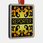 Reporter Damask Weihnachtsschmuck (Rechts)