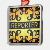 Reporter Damask Weihnachtsschmuck (Links)