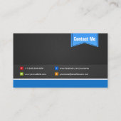 Reporter - Hallo Kontakt Visitenkarte (Rückseite)