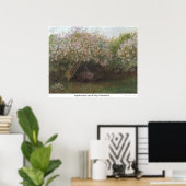 Repos sous les lilas 1872 von Claude Monet Poster (Heimbüro)