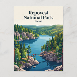 Repovesi-Nationalpark Finnland Postkarte