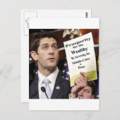Repräsentant Paul Ryan Postkarte (Vorne/Hinten)