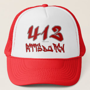 Repräsentant Pittsburgh (412) Truckerkappe