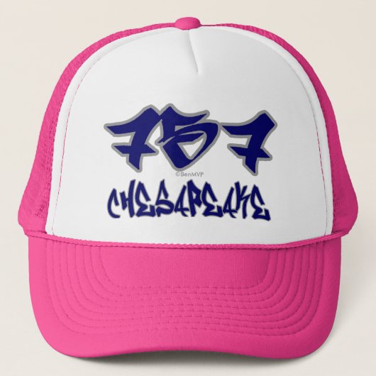 Repräsentanten-Chesapeake (757) Truckerkappe (Vorderseite)