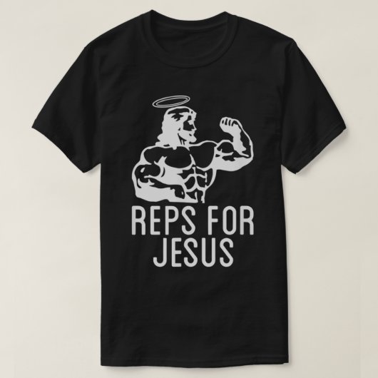 Repräsentanten für Jesus Musculular schwole Big Je T-Shirt (Design vorne)