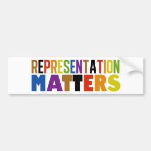Repräsentation ist wichtig Vielfalt Regenbogen Sto Autoaufkleber