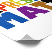 Repräsentation Regenbogen Vielfalt Poster (Ecke)