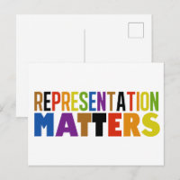 Repräsentation zählt Regenbogen Vielfalt