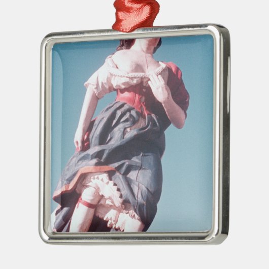 Repräsentationsfigur von unbekanntem Segelschiff Ornament Aus Metall (Links)