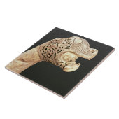 Repräsentationsfigur von Viking Longship, fand bei Fliese (Seite)