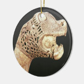 Repräsentationsfigur von Viking Longship, fand bei Keramikornament (Links)