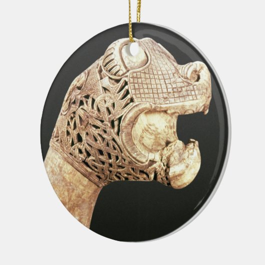 Repräsentationsfigur von Viking Longship, fand bei Keramikornament (Links)