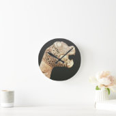 Repräsentationsfigur von Viking Longship, fand bei Runde Wanduhr (Zuhause)