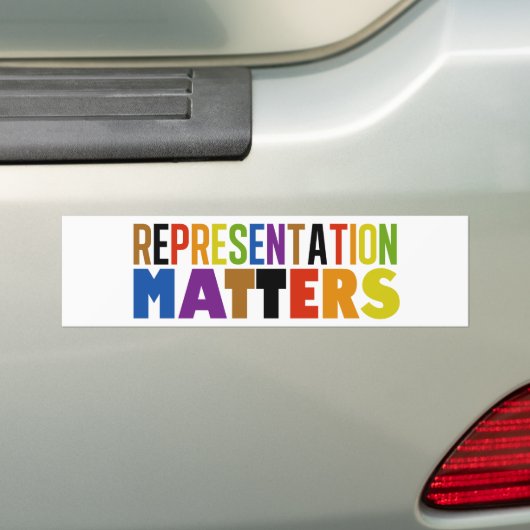 Representation Matters Diversity Rainbow Pride Autoaufkleber (Auf Auto)