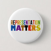 Representation Matters Rainbow Diversity Button (Vorderseite)