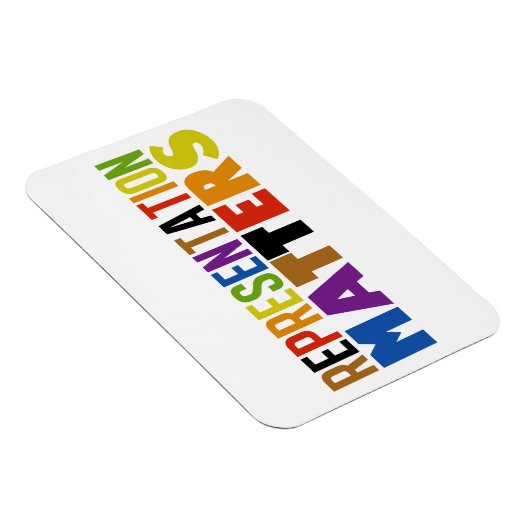 Representation Matters Rainbow Diversity Card Magnet (Rechte Seite)