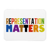 Representation Matters Rainbow Diversity Card Magnet (Horizontal)