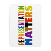 Representation Matters Rainbow Diversity Card Magnet (Vertikal)