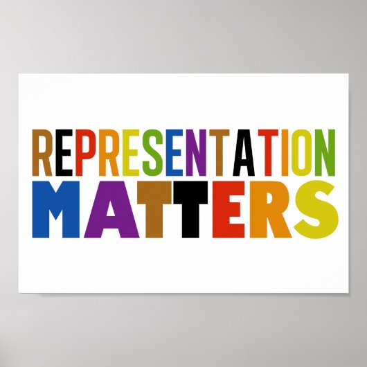 Representation Matters Rainbow Diversity Poster (Vorne)