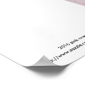 Reprintable Church Bulletin Master Template Poster (Ecke)