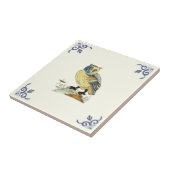 Repro 1700s Antiquitätenhandgemälde Fliese (Seite)