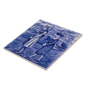 Repro 1885 Wedgwood Blue Calendar Monat Juli Fliese (Seite)