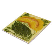 Repro Antillen Marsden Pfirsiches Blumenmuseum Fliese (Seite)