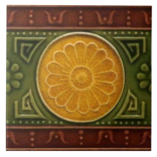 Repro Antiquariat Majolica Imitate Noviale Fliese (Vorderseite)