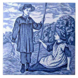 Repro Antiquariat Wedgwood Blue Kalender Serie Jun Fliese