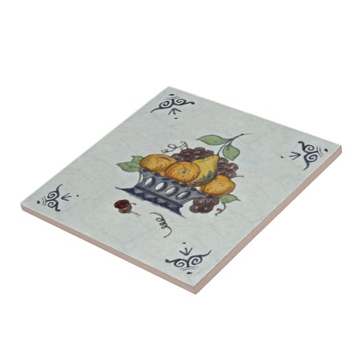 Repro Antique Delft Fruchtkörbe Keramik Tile Fliese (Seite)