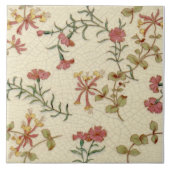Repro Antique Minton Honeysuckle & Pinks auf Elfen Fliese (Vorderseite)