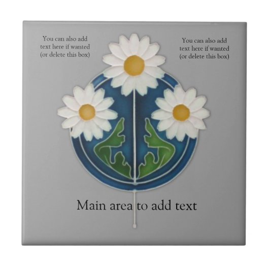 Repro Antique Stilvoll Jugendstil Fliese (Vorderseite)