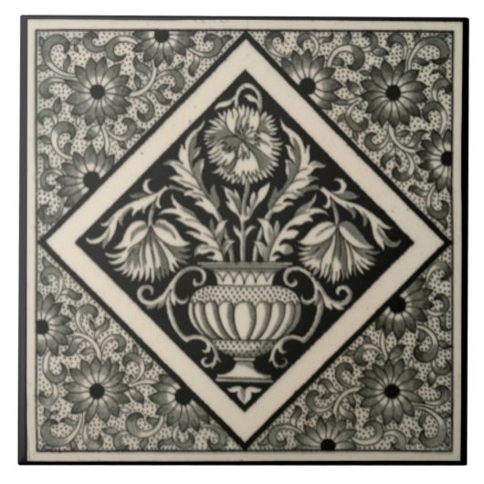 Repro-Antiquitäten-Synthetik Fliese (Vorderseite)