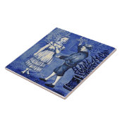 Repro Antiquitätenkalender Wedgwood Blue Dezember  Fliese (Seite)